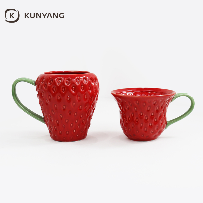 Embossed Ceramic Mug