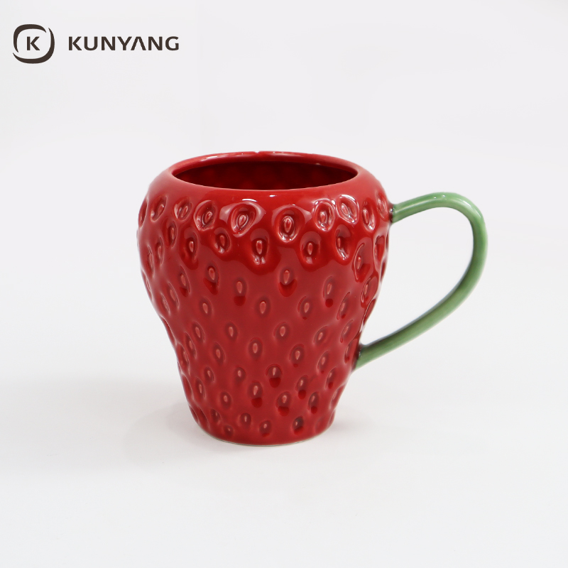 Embossed Ceramic Mug
