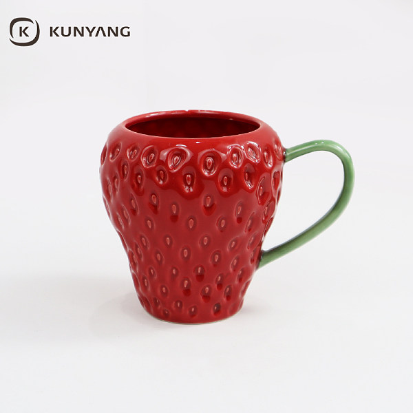 Embossed Ceramic Mug