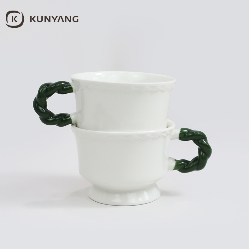 Embossed Ceramic Mug