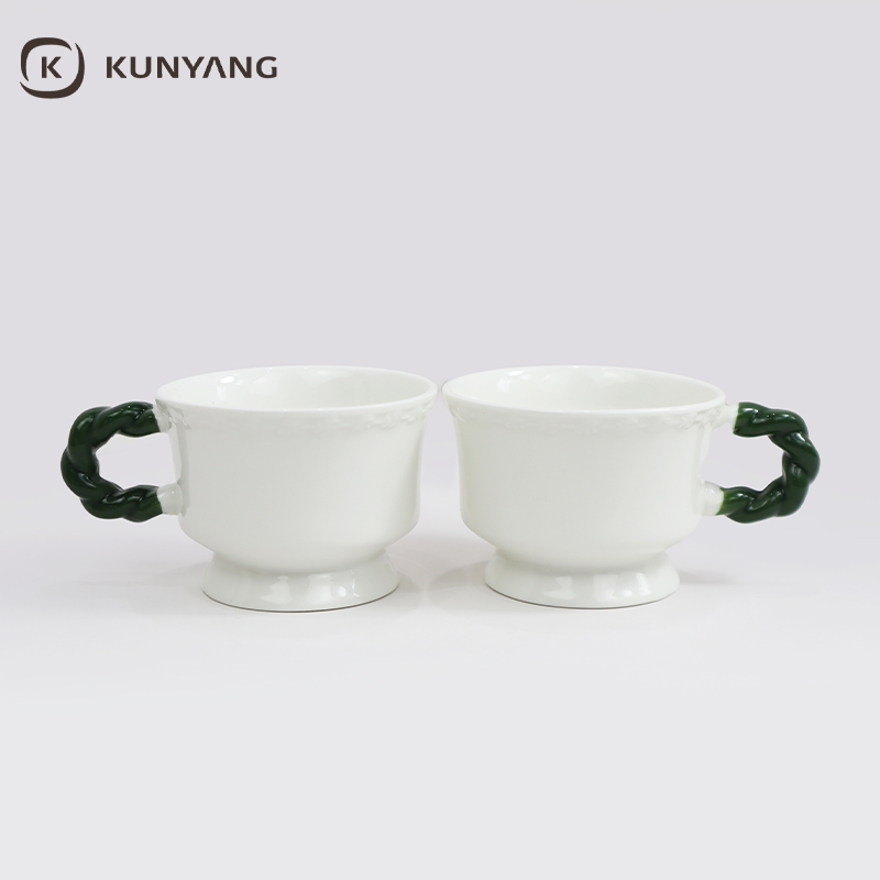 Embossed Ceramic Mug