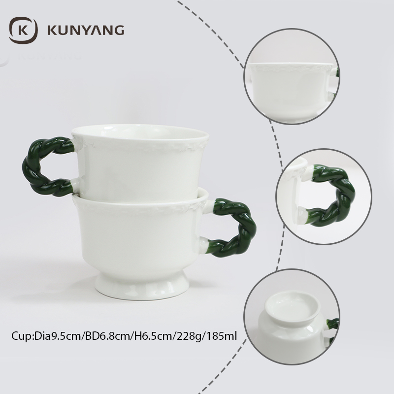 Embossed Ceramic Mug