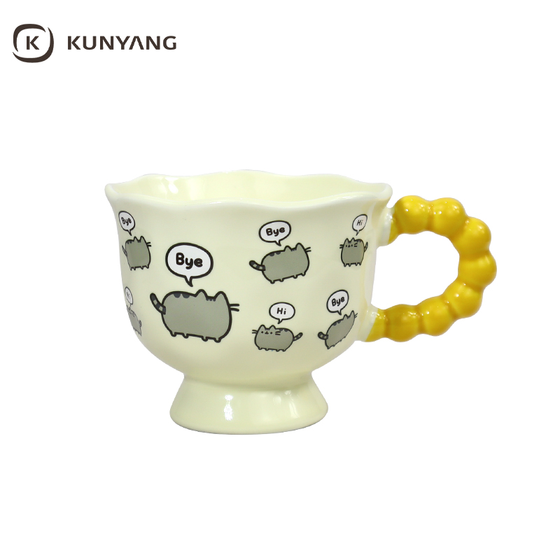 High-legged Ceramic Mug