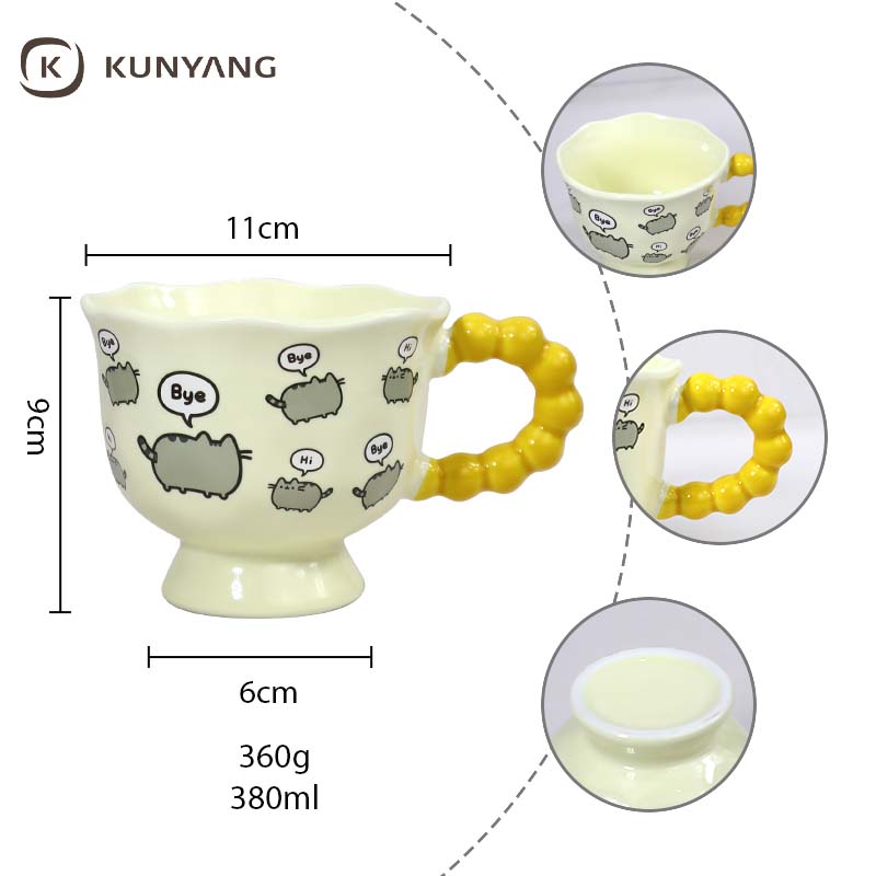 High-legged Ceramic Mug