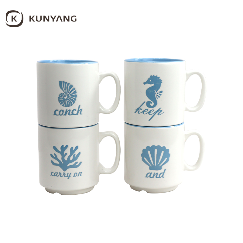 Silk Screen Ceramic Mug