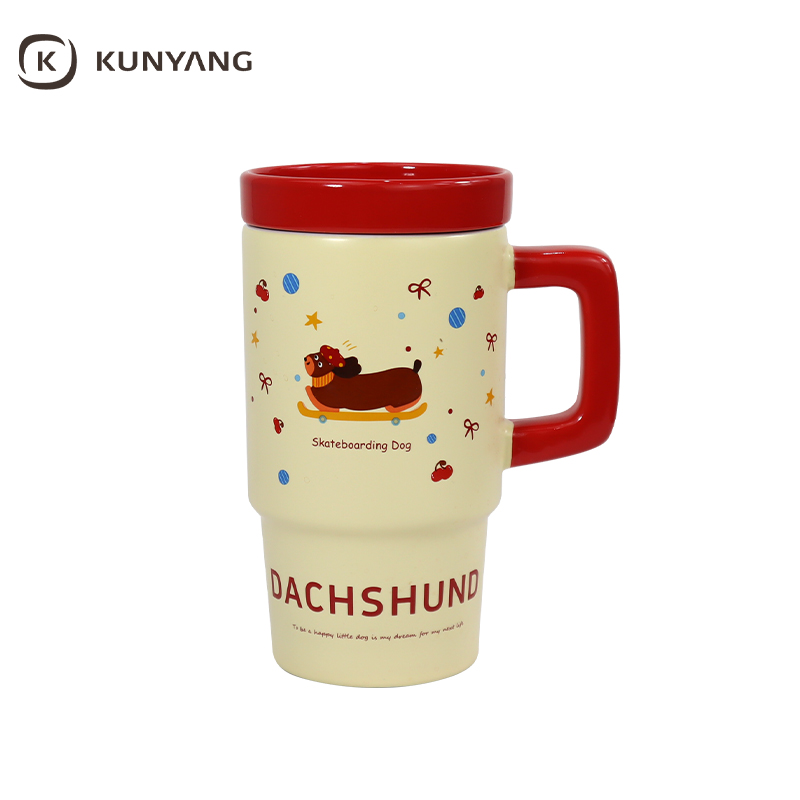 Ceramic Mug with Lid