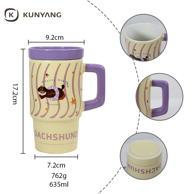 Ceramic Mug with Lid