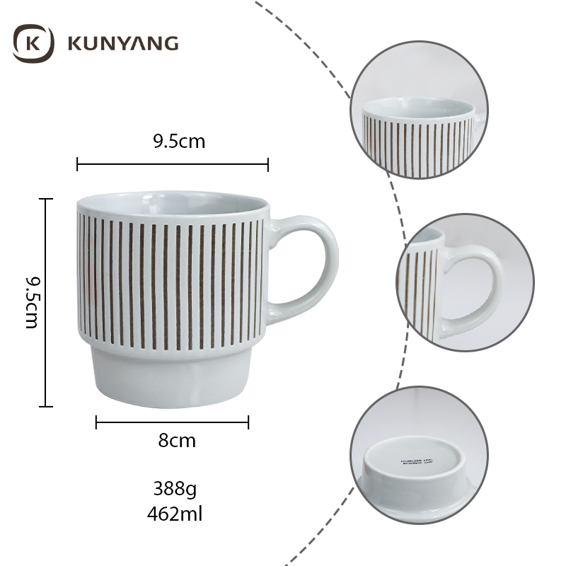 Stackable Ceramic Mug