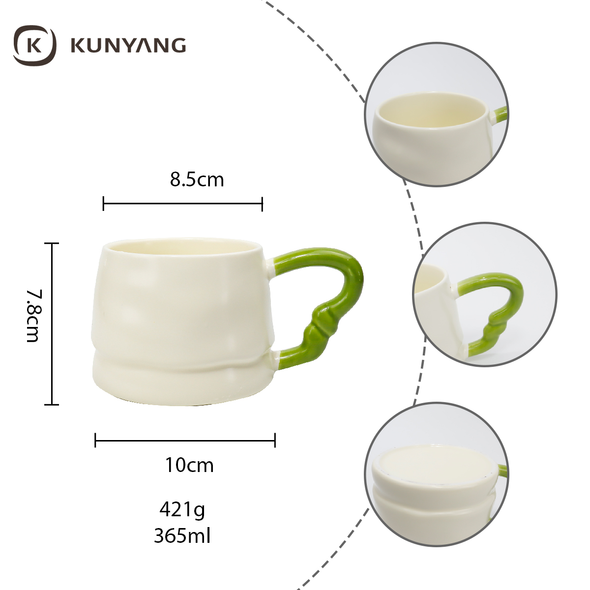 Special-shaped Ceramic Mug