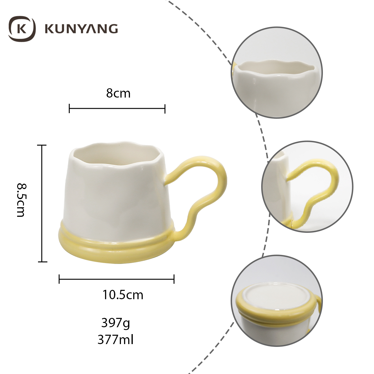 Special-shaped Ceramic Mug