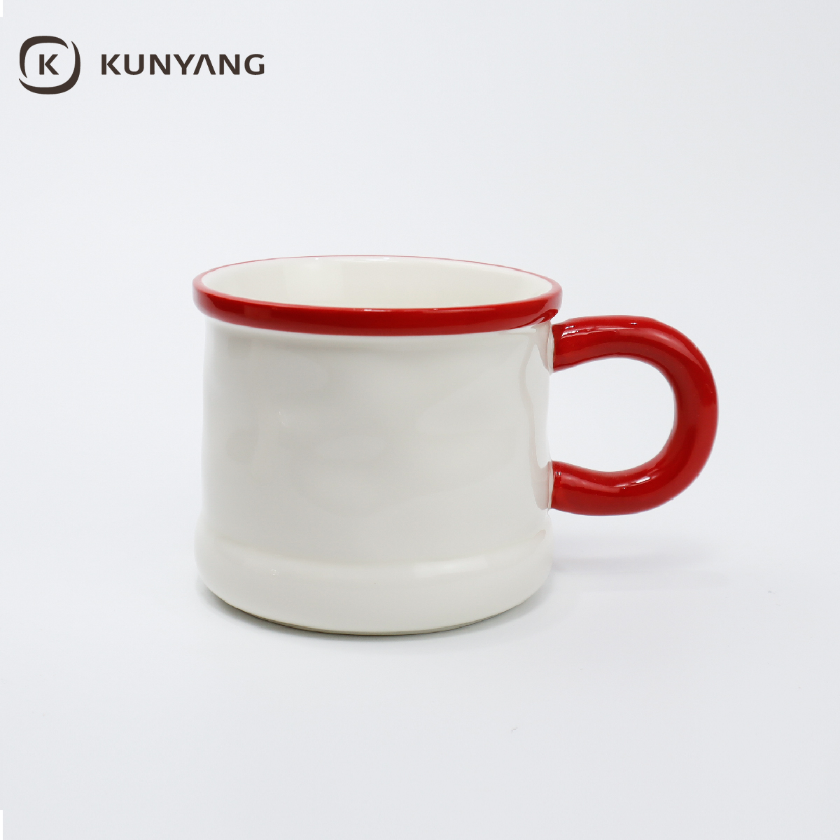 Embossed Ceramic Mug