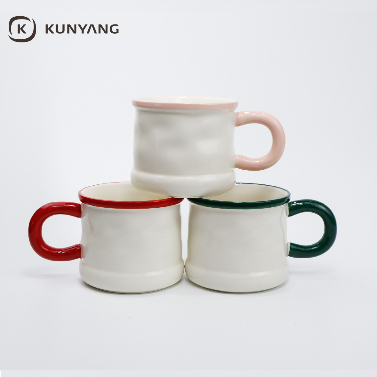 Embossed Ceramic Mug