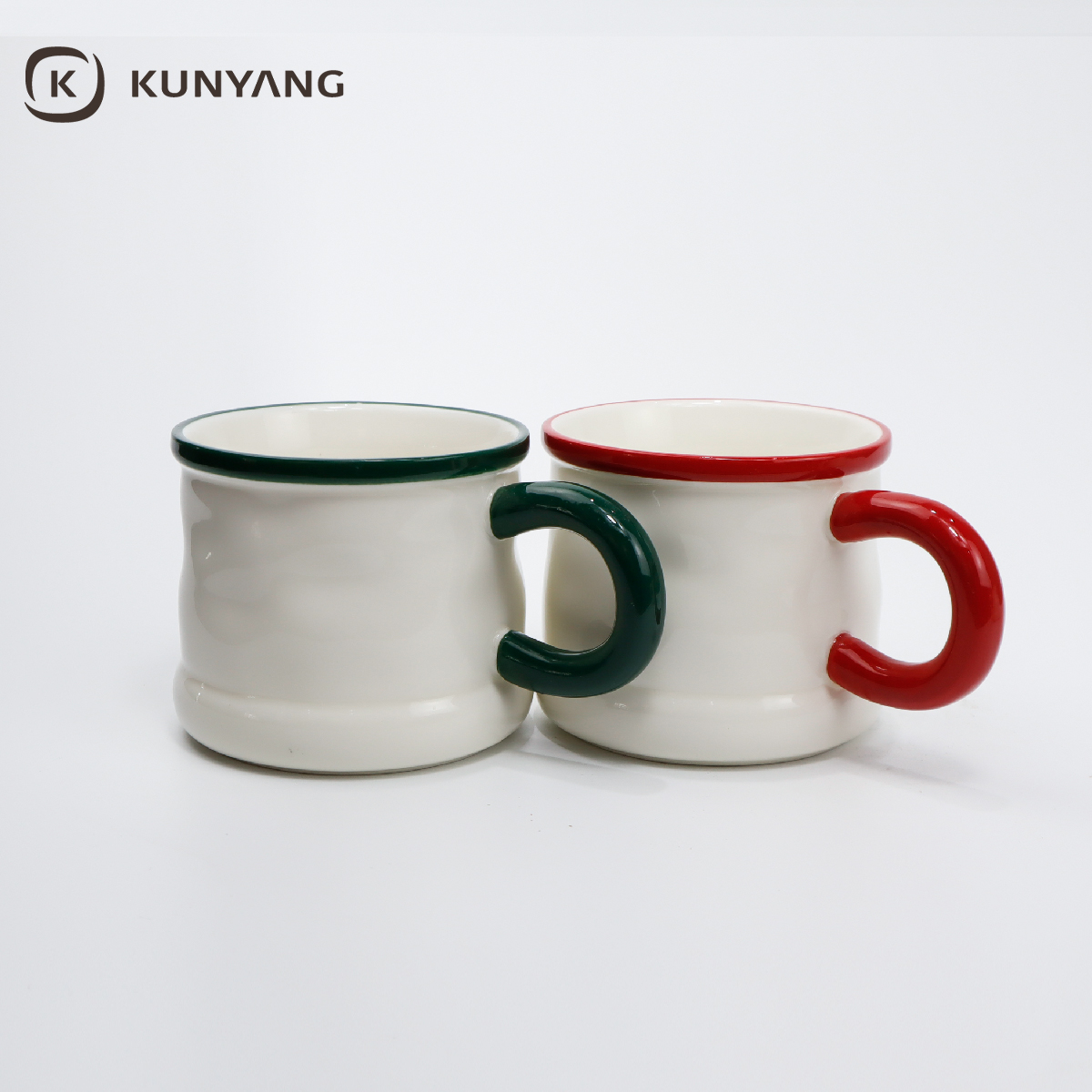 Embossed Ceramic Mug