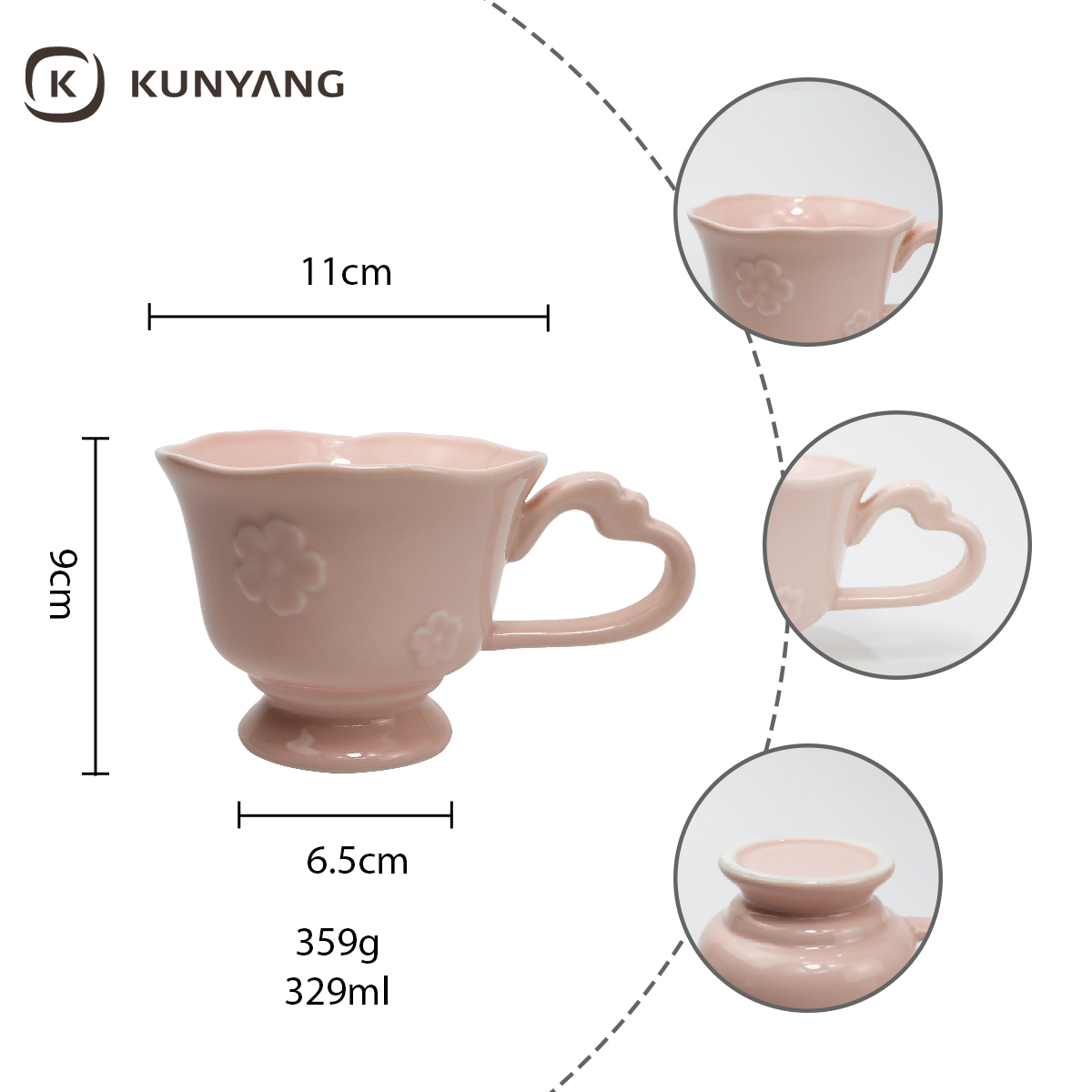 Special-shaped Ceramic Mug