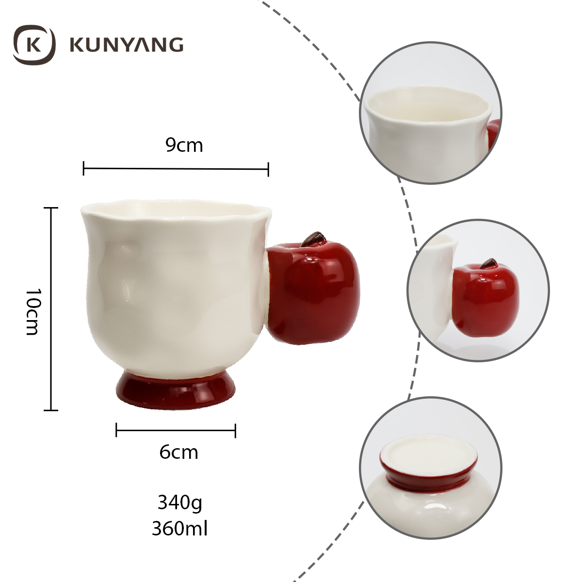 Special-shaped Ceramic Mug