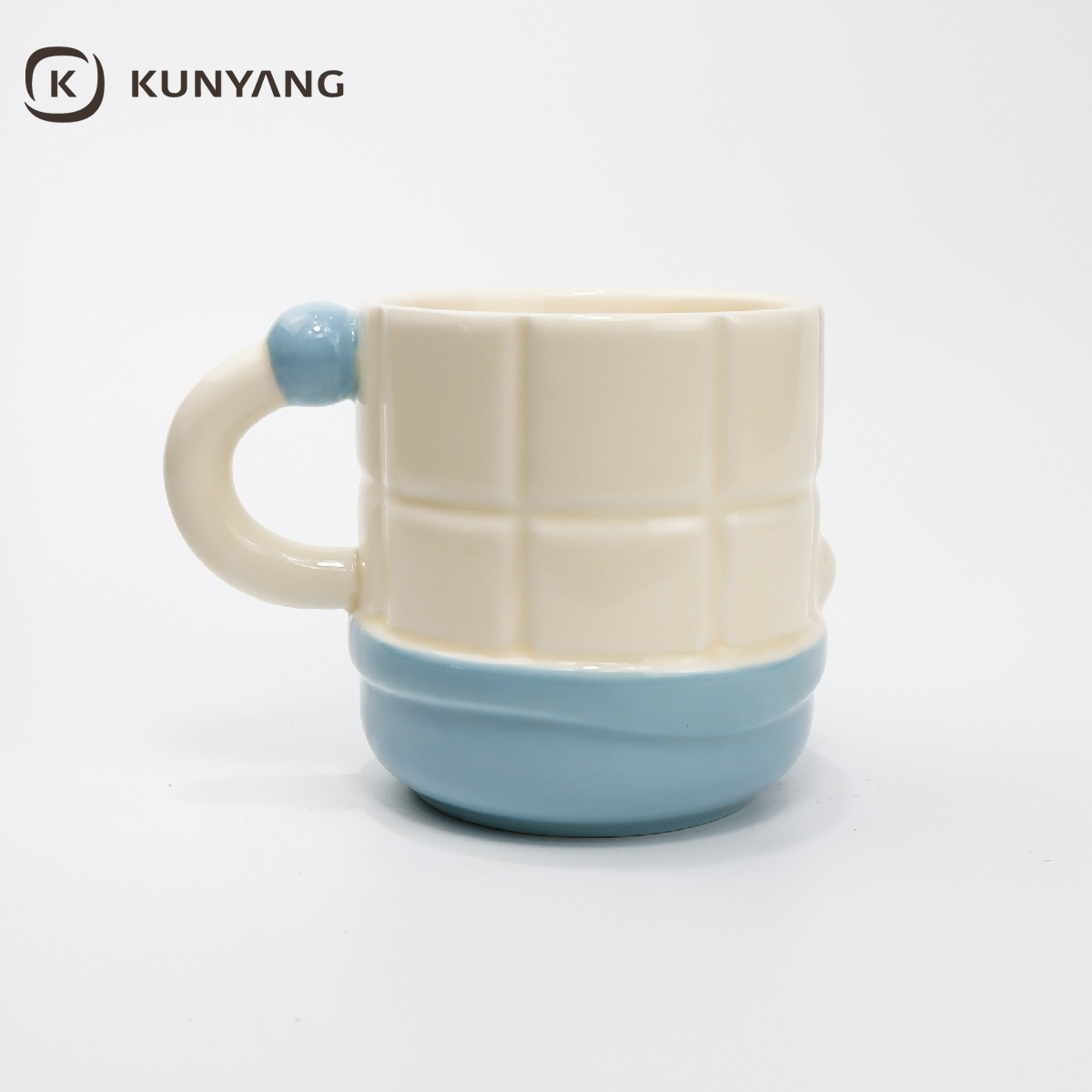 Embossed Ceramic Mug
