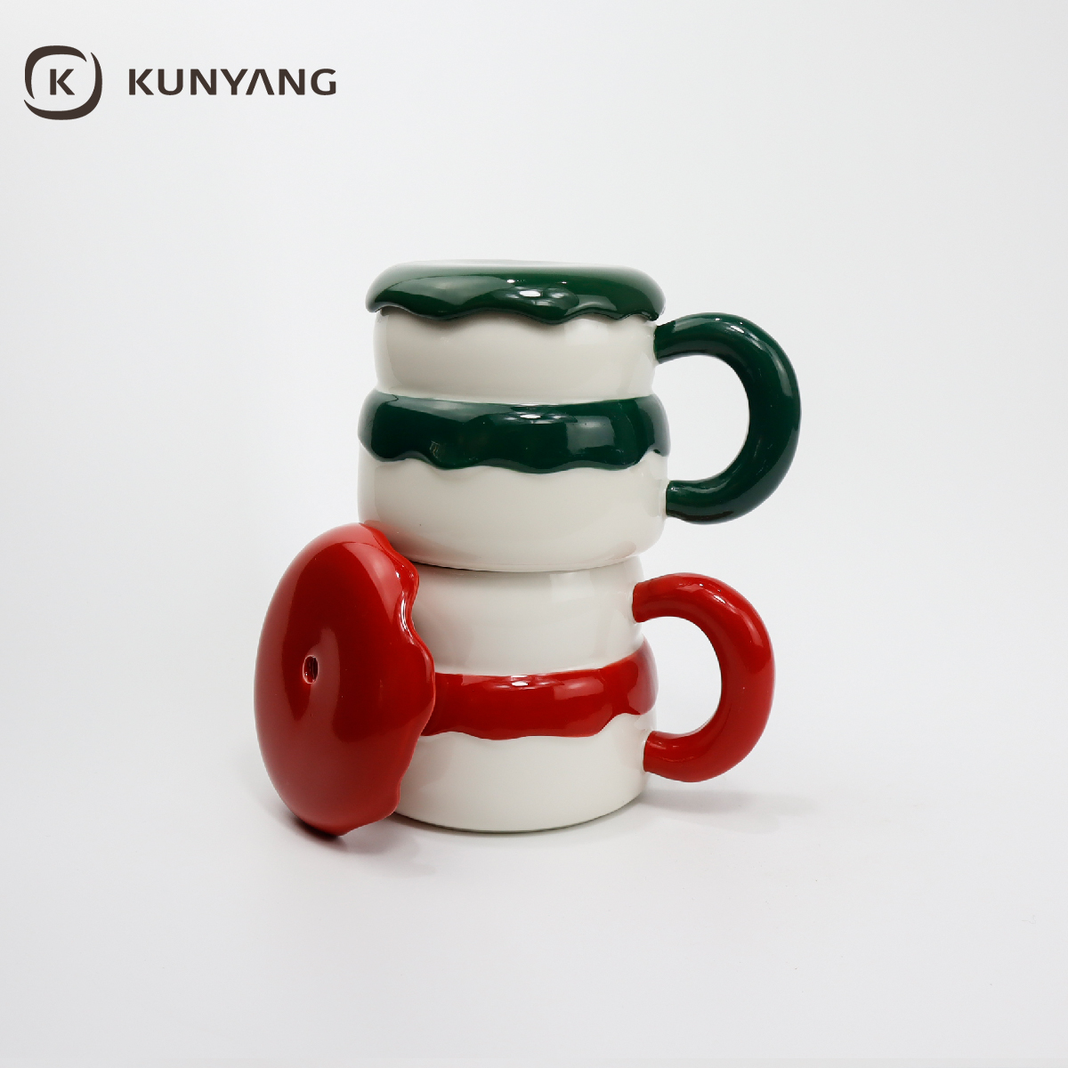 Embossed Ceramic Mug