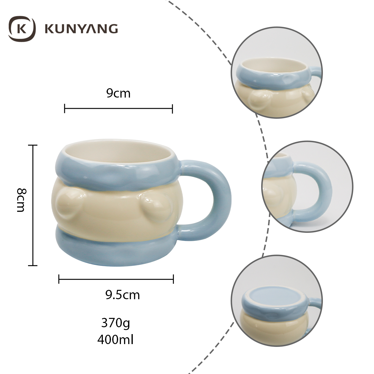 Special-shaped Ceramic Mug