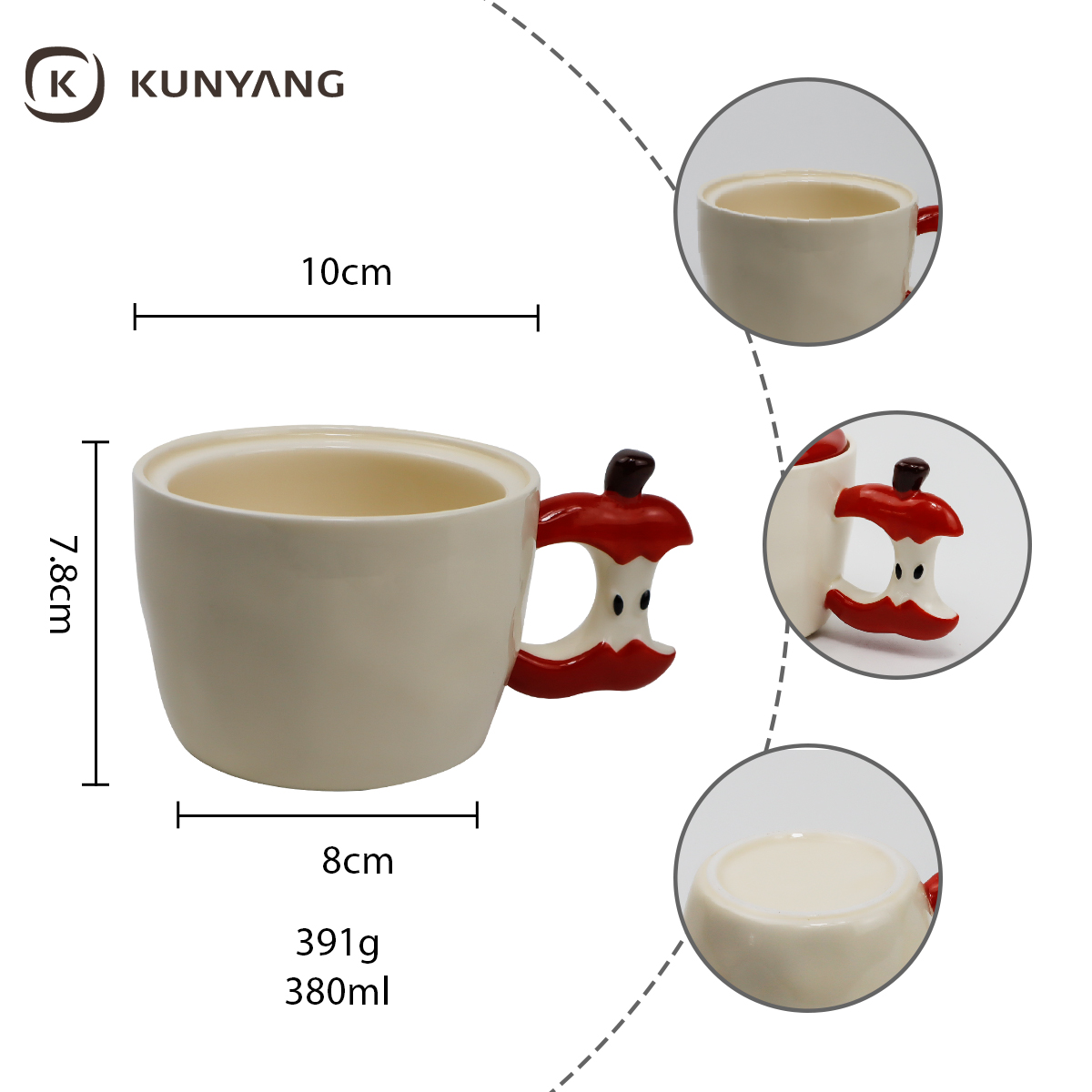 Special-shaped Ceramic Mug