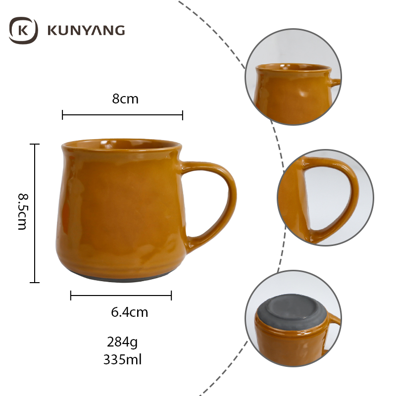 Pear-shaped Ceramic Mug