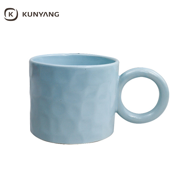 Embossed Ceramic Mug