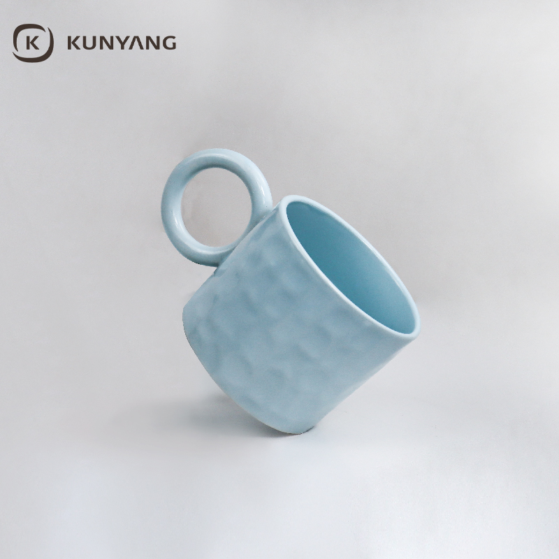 Embossed Ceramic Mug