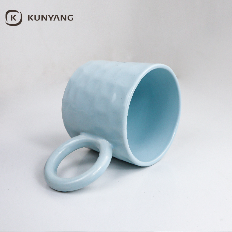 Embossed Ceramic Mug