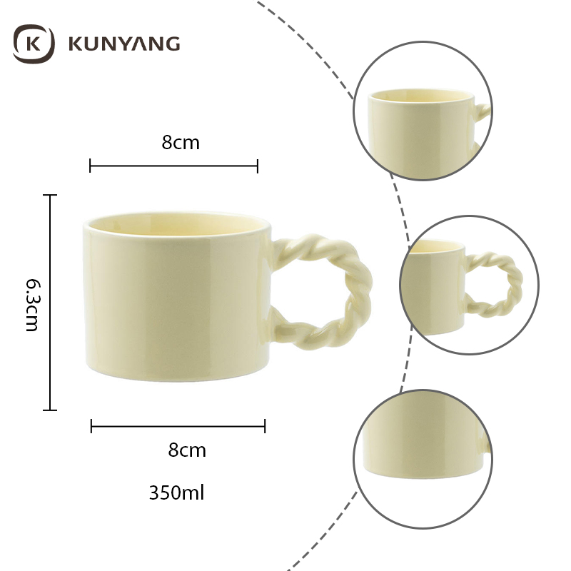 Straight Ceramic Mug