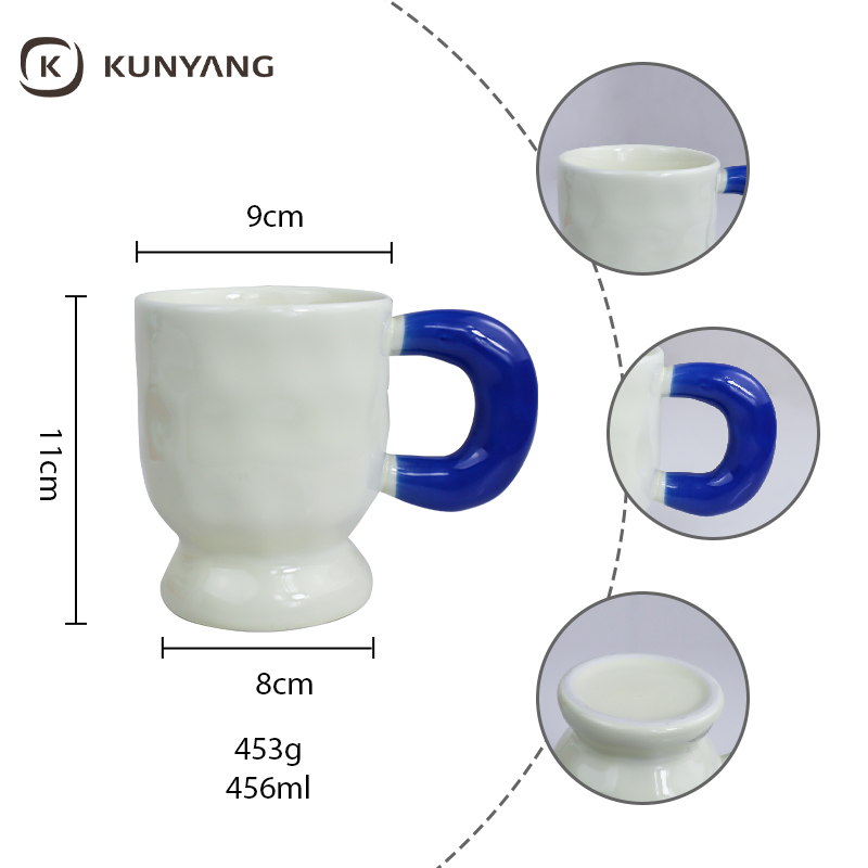 Embossed Ceramic Mug