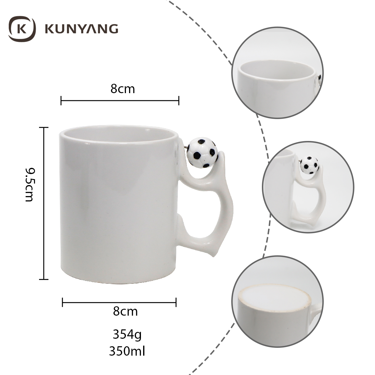 Special-shaped Ceramic Mug