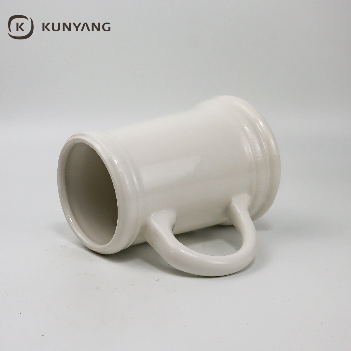  Embossed Ceramic Beer Mug