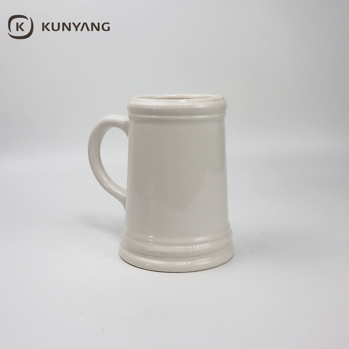  Embossed Ceramic Beer Mug