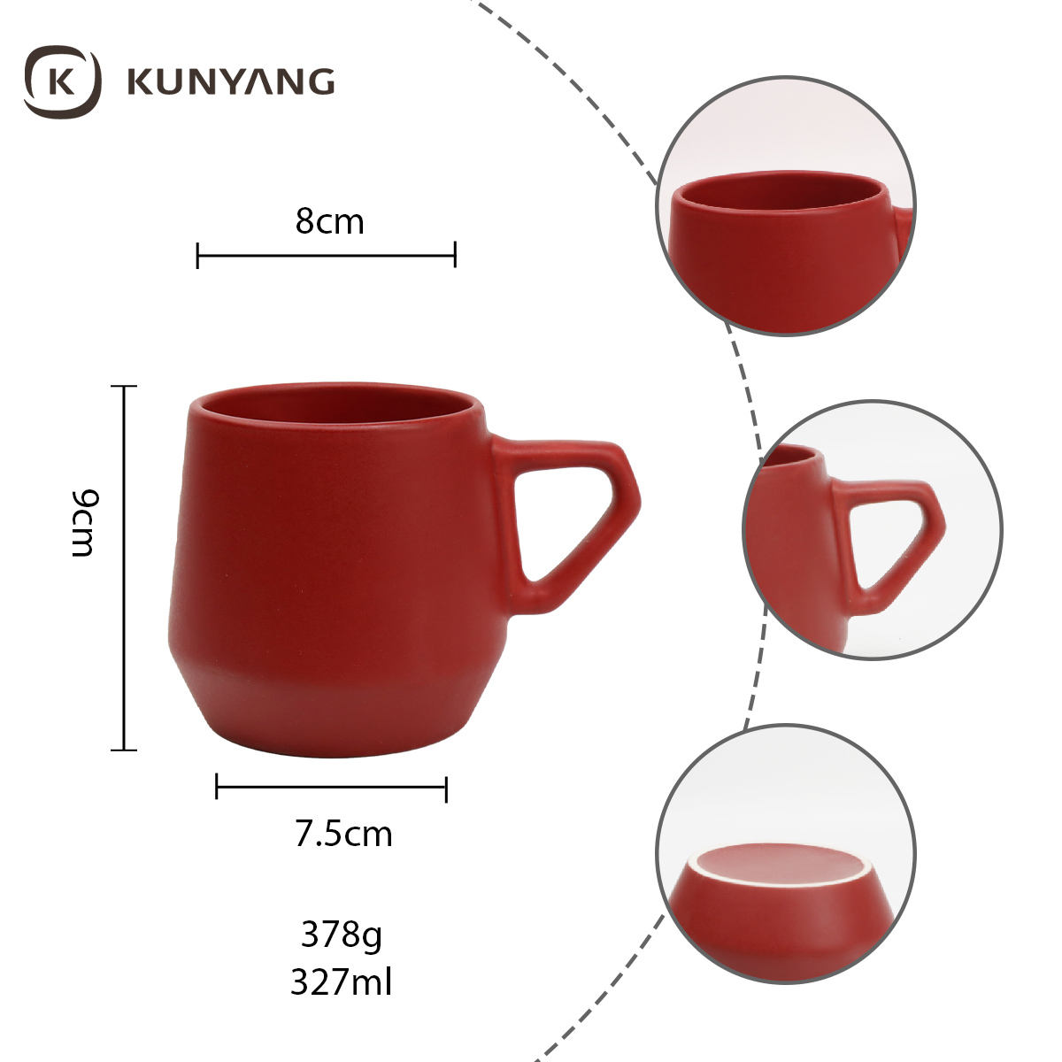 Special-shaped Ceramic Mug