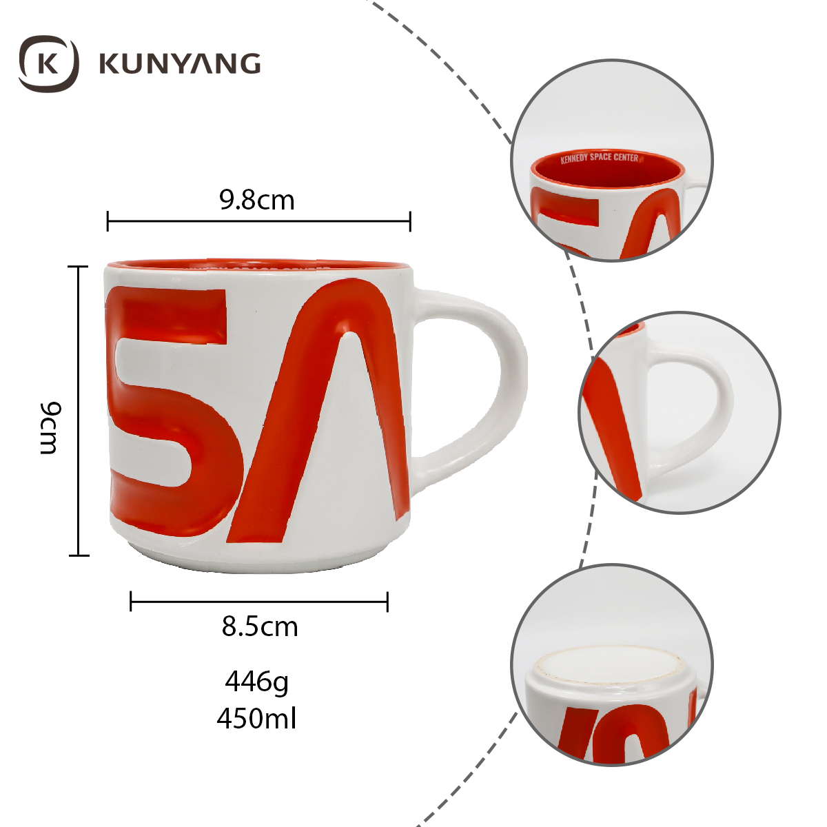 Straight Ceramic Mug