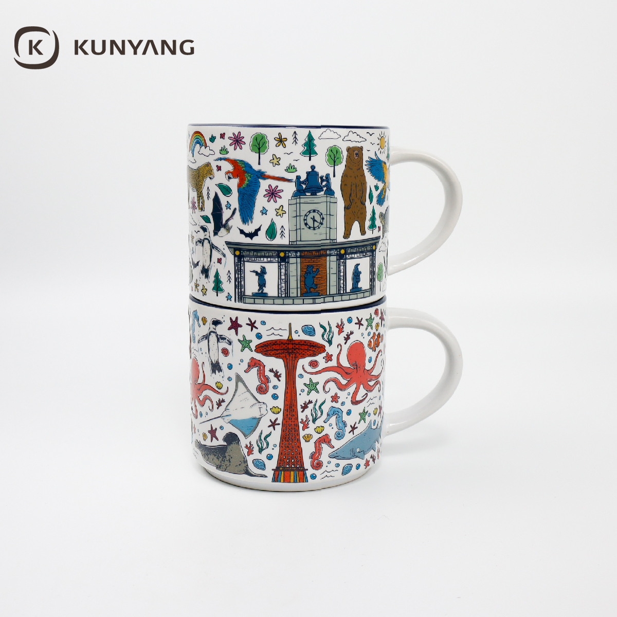 Straight Ceramic Mug