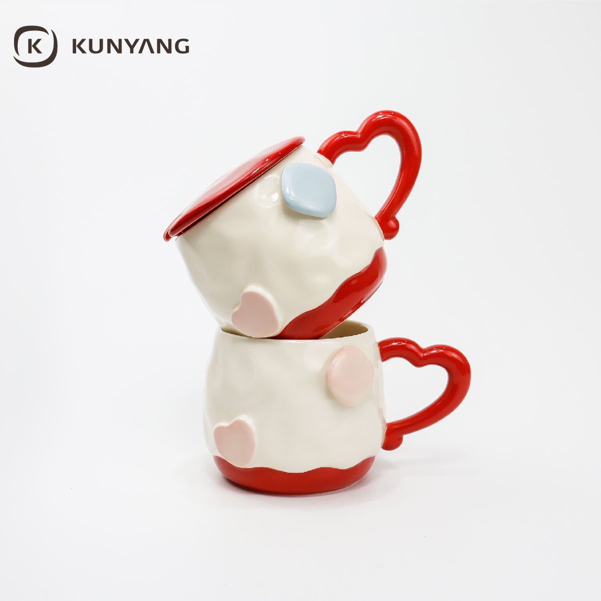 Embossed Ceramic Mug