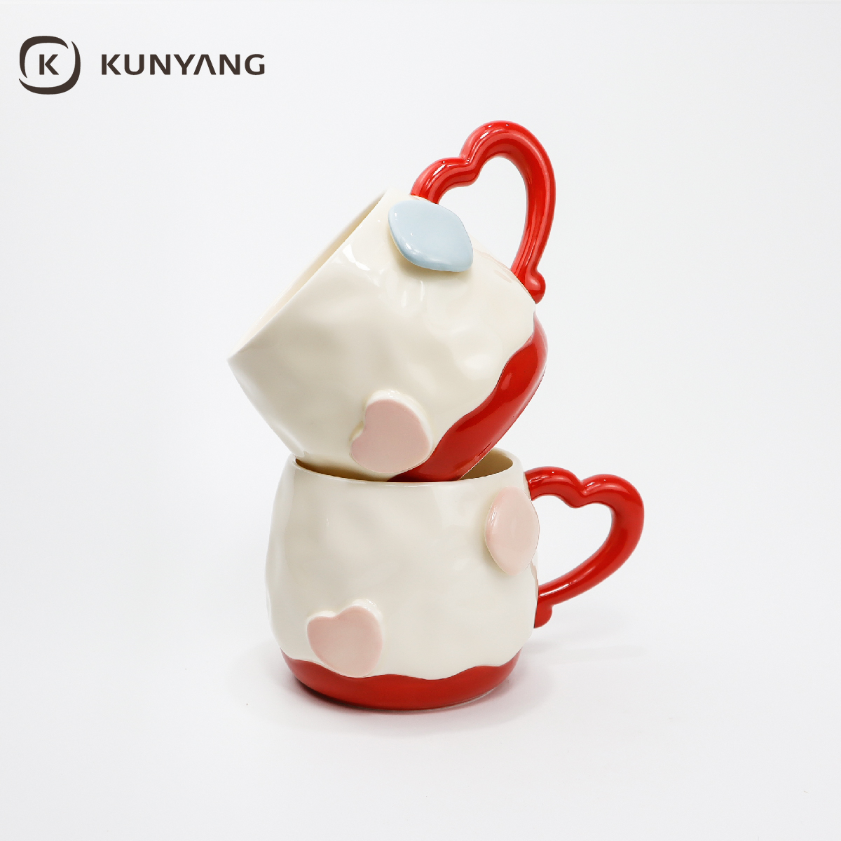 Embossed Ceramic Mug