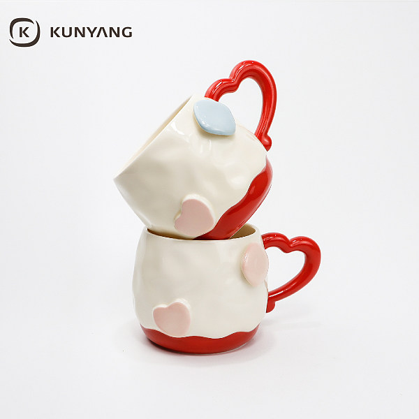 Embossed Ceramic Mug