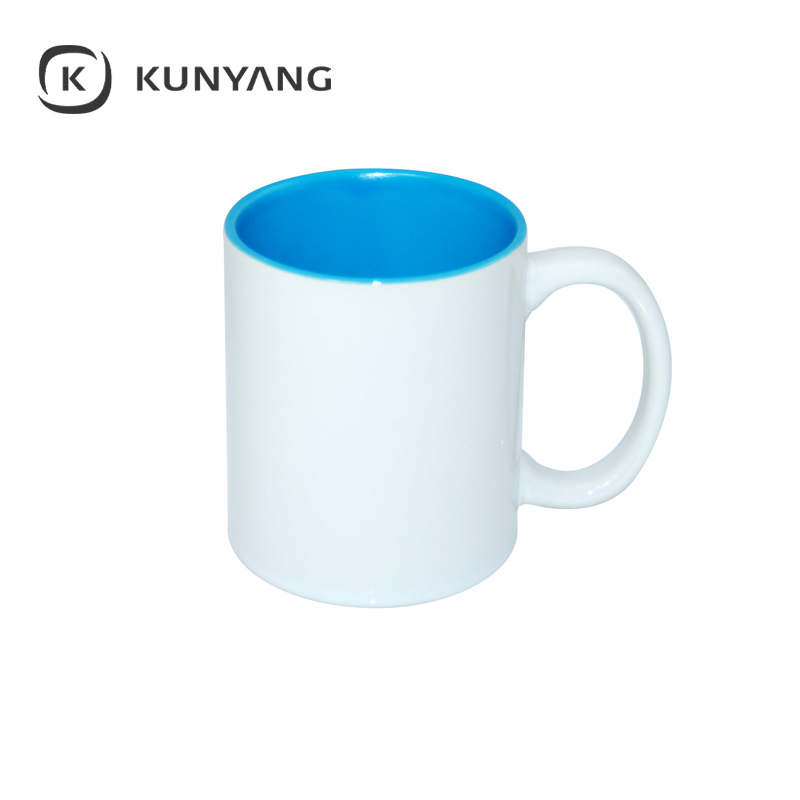 11oz Two-Tone Color Mug Light Blue