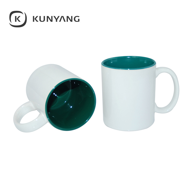 11oz Two-Tone Color Mug Green