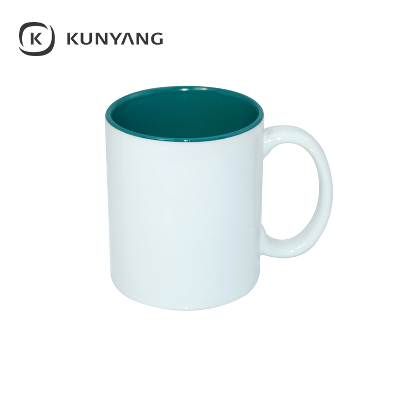 11oz Two-Tone Color Mug Green