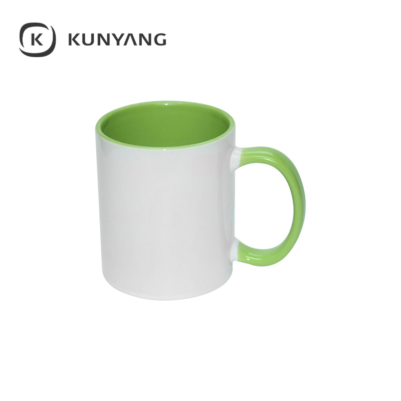 11oz Two-Tone Color Mug Light Green