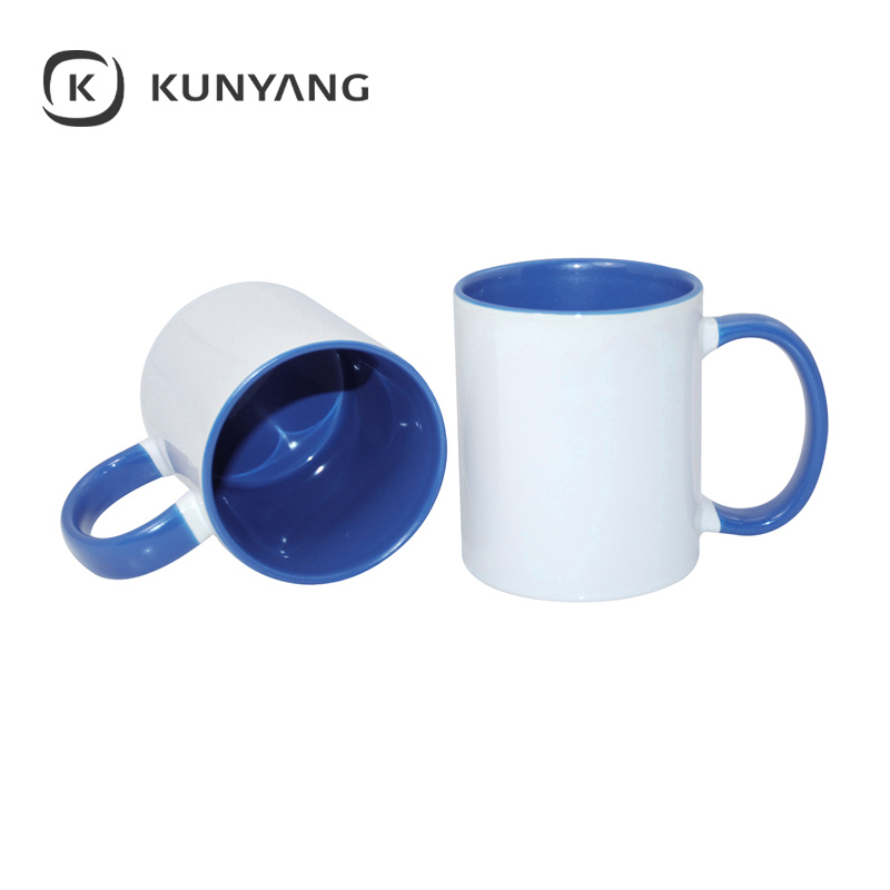 11oz Two-Tone Color Mug blue