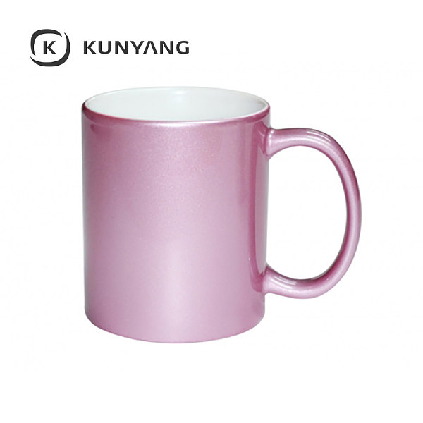 10oz Sparkling Mug Pink