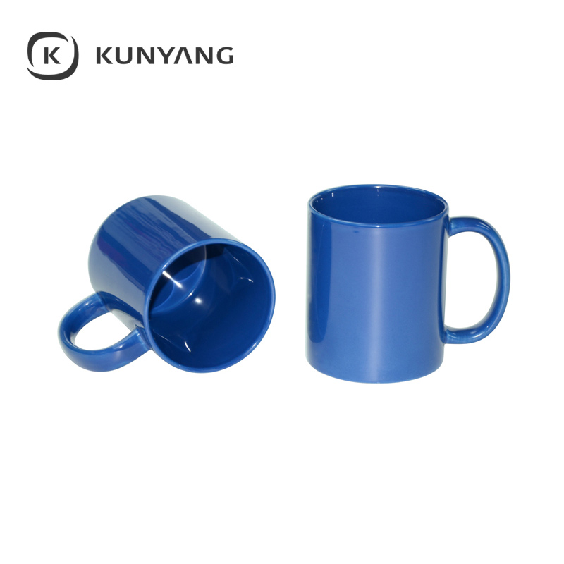 11oz Full Color Mug(Glossy) Middle Blue