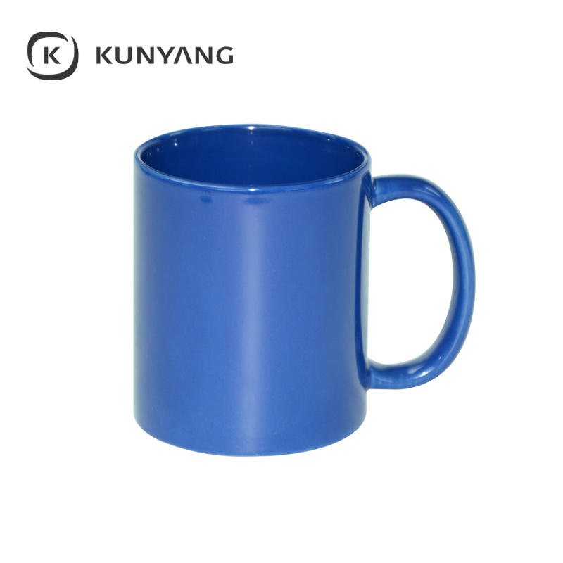 11oz Full Color Mug(Glossy) Middle Blue