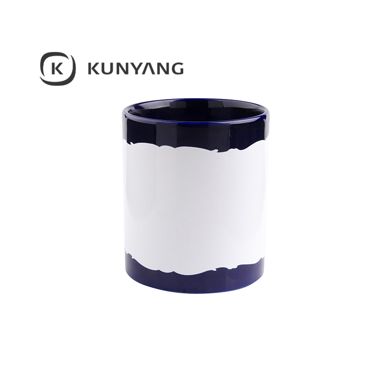 11oz Full Color Mug（Butterfly shaped) Blue