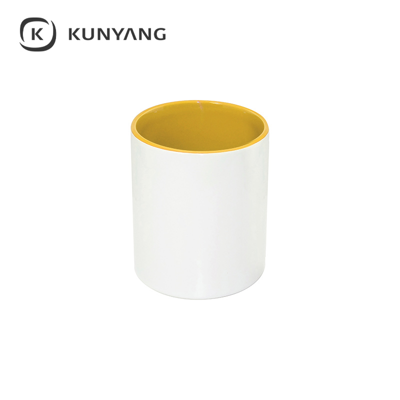 11oz pencil holder Yellow