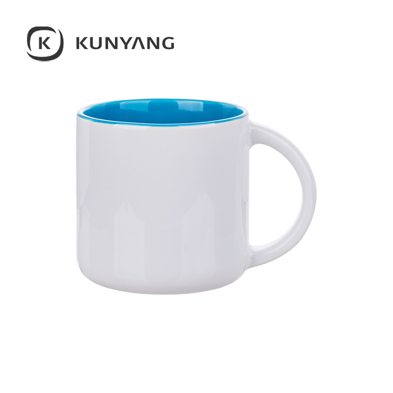 14oz Two-Tone Color Mug Light Blue