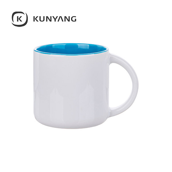 14oz Two-Tone Color Mug Light Blue